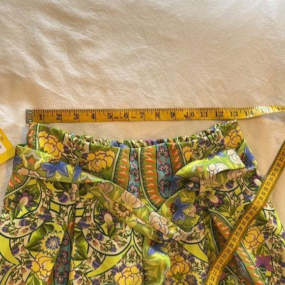 NWT Colorful Paisley Wide-Leg Pants made in Italy - Picture 7 of 9